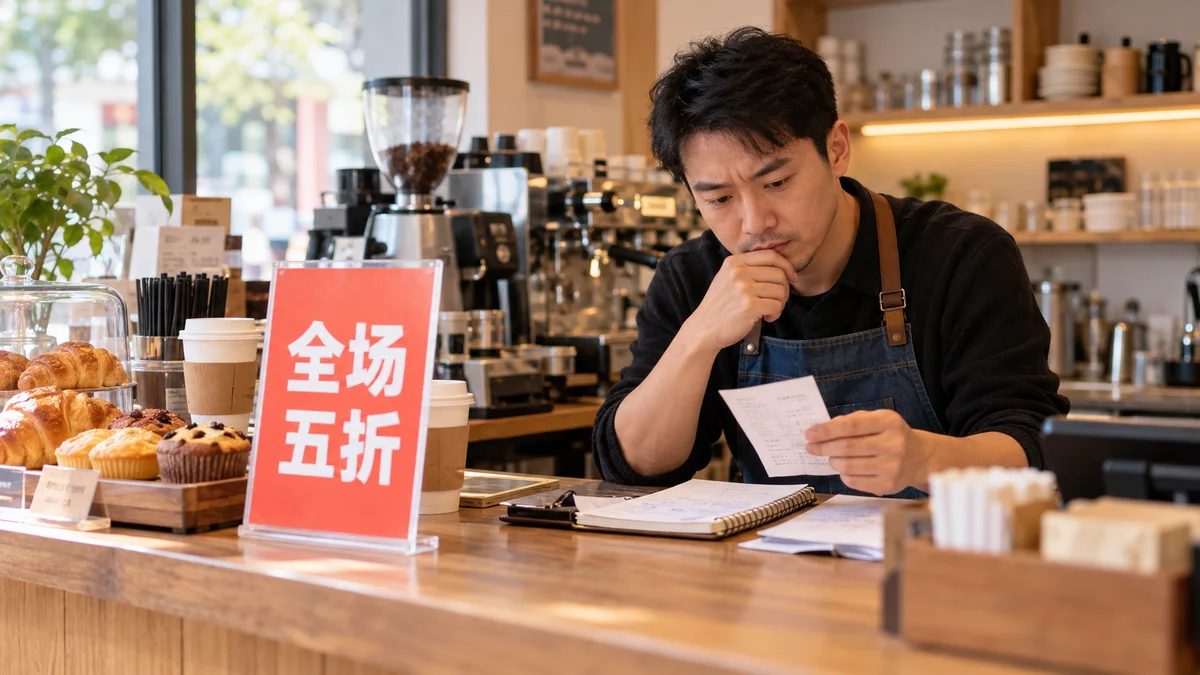 直接打折伤利润(AI 生成示意图)